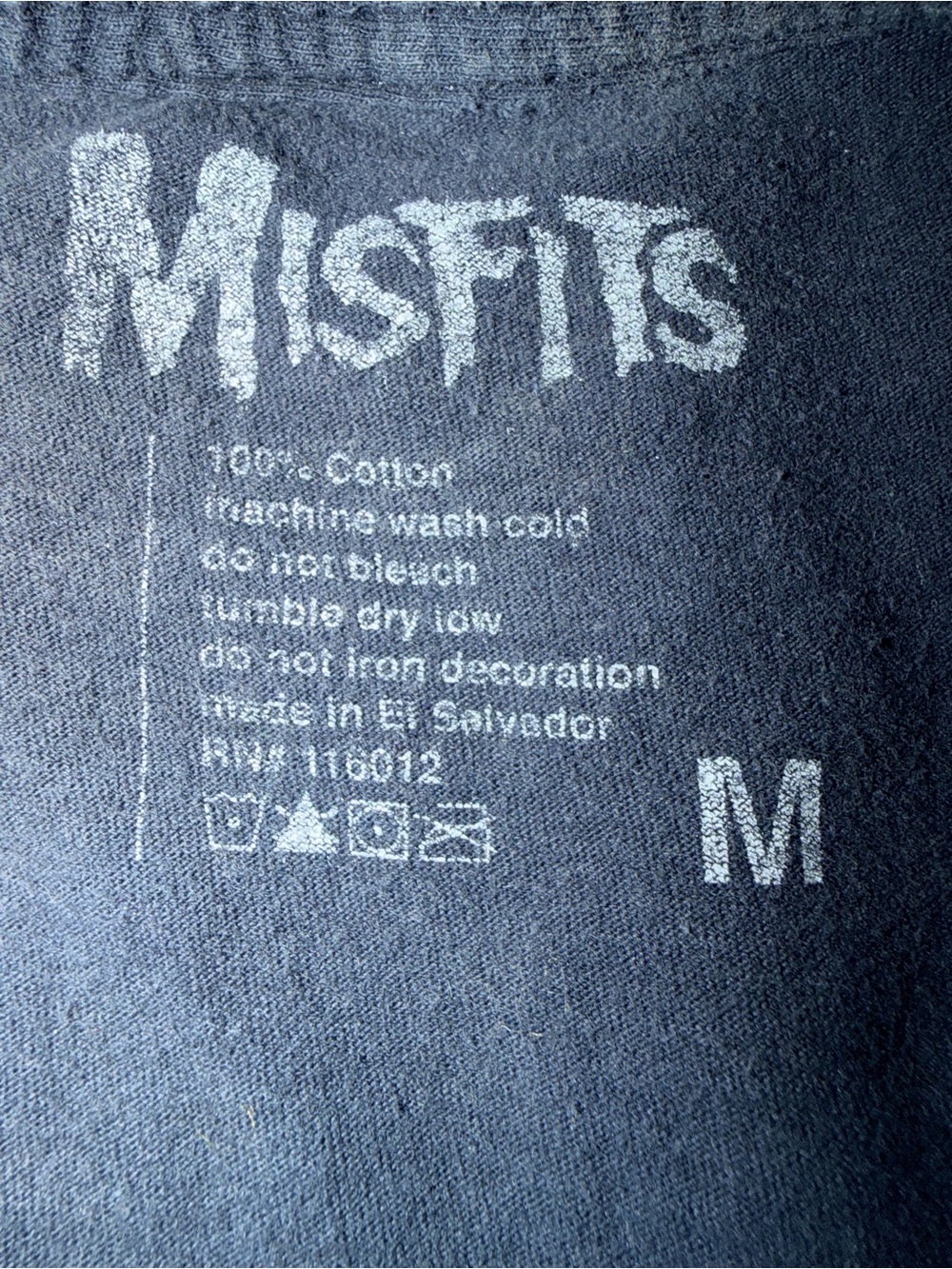 Misfit Fiends Club Shirt Distressed Skull View 4